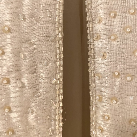 Louis Feraud Evening Jacket Silk with Pearl Embelishment Size 6 - Picture 5 of 15